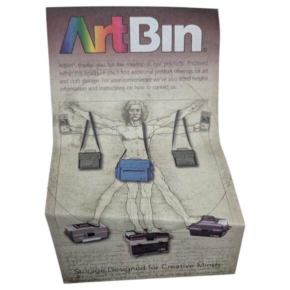 Artbin Quick Tote Shoulder Strap Totes 6 Plastic Containers Traveling Case - NEW - Picture 11 of 15